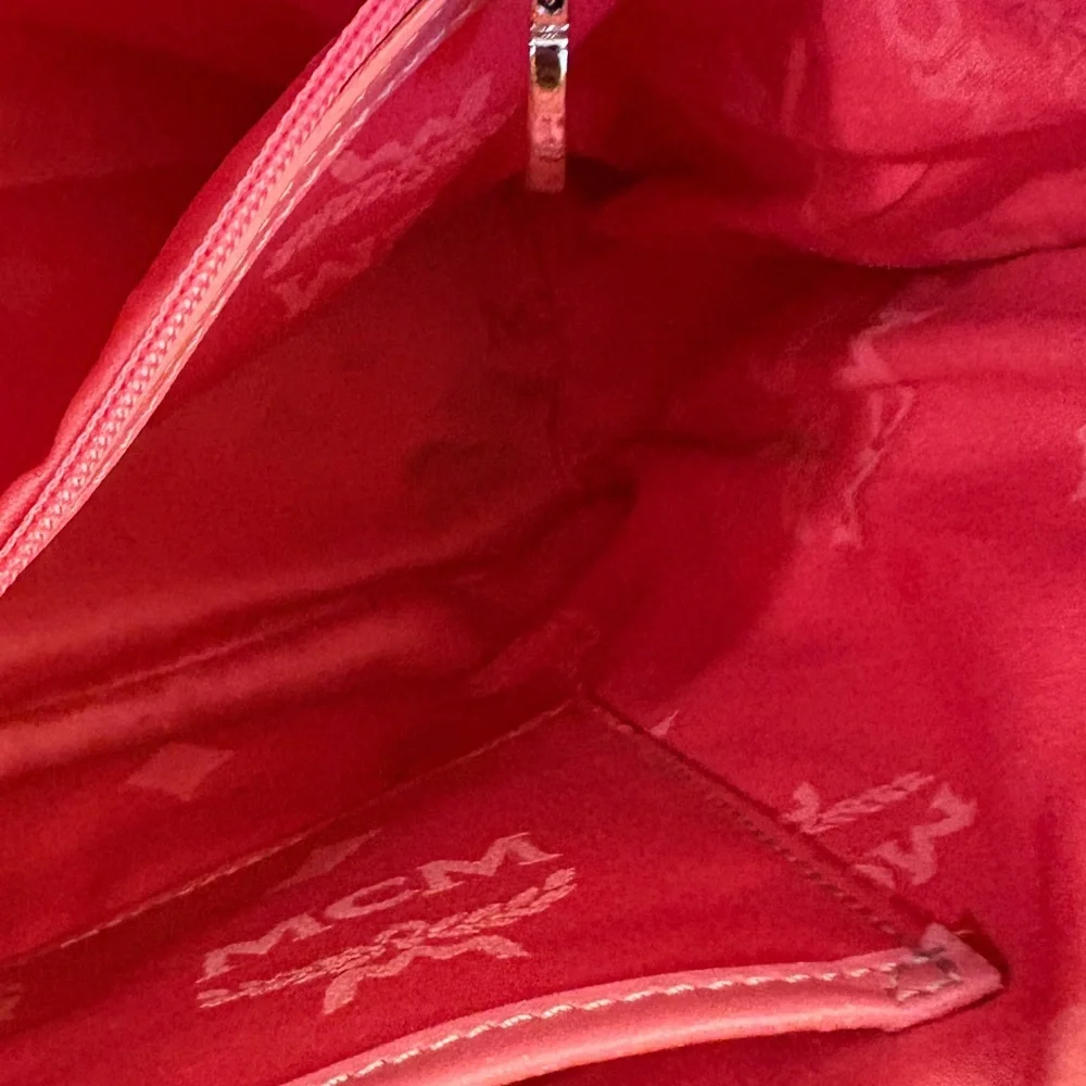 MCM Princess White & Pink Tote Bag, EUC